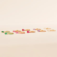 Load image into Gallery viewer, Pink Charm - Gold Earrings

