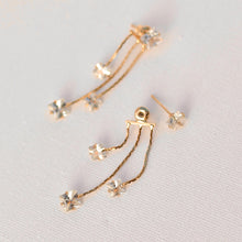 Load image into Gallery viewer, melody law jewelry | gold jewelry | jewelry design | elegant jewelry | meaningful jewelry | luxury jewelry | daily jewelry | gift idea | birthday present | party look | wedding jewelry | classy chic | silver earrings | long earrings | drop earrings | gemstone jewelry | law of attraction | magic jewelry | magical | aesthetic 
